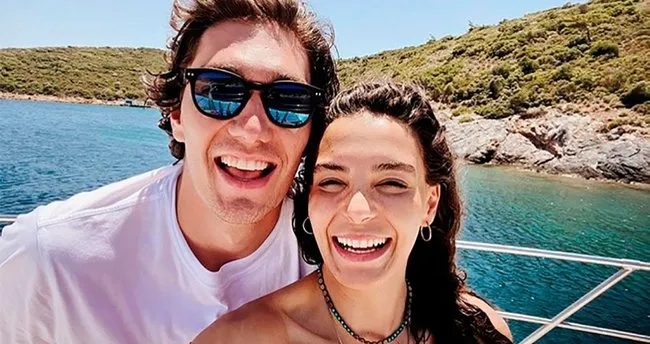 Ebru Şahin and Cedi Osman enjoy their honeymoon